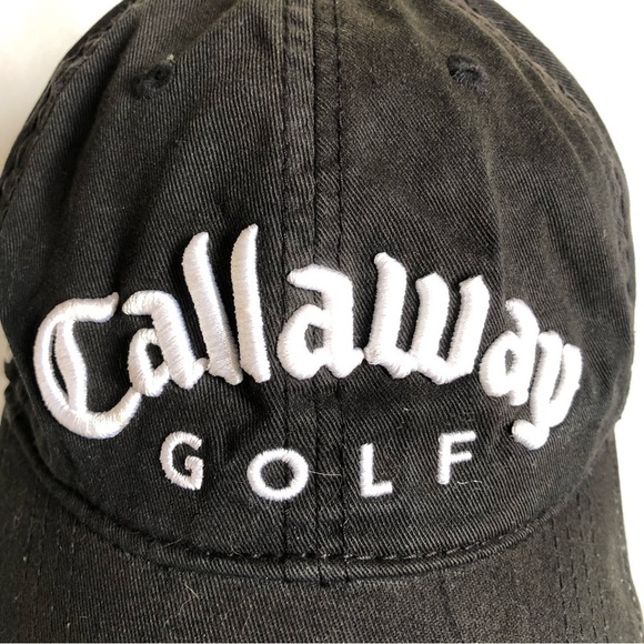 Callaway Golf 2005 Tour FT-3 HX Tour Black/Orange Baseball Hat Cap New Era - Picture 2 of 10